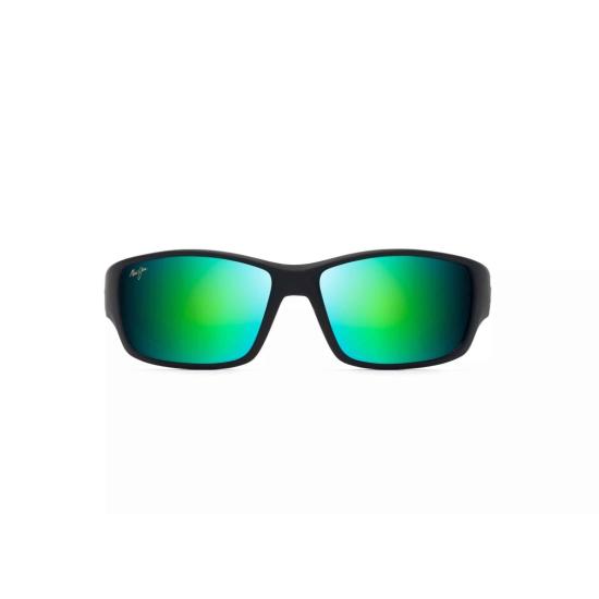 마우이짐 선글라스 로컬 카인 직사각형 프레임  (반사 녹색 렌즈)