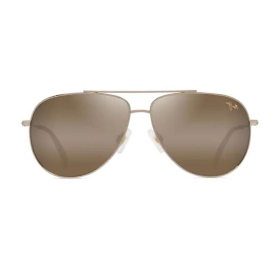  마우이짐 선글라스 하우올리 그라데이션 렌즈와 골드 액센트가 돋보이는 에비에이터