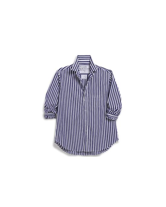  프랭크 앤 에일린 셔츠 프랭크 & 아일린 아일린 릴랙스드 버튼업 셔츠 네이비/화이트 스트라이프