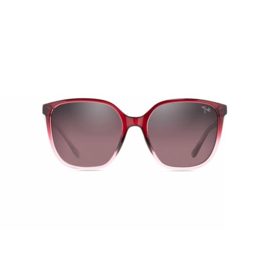  마우이짐 선글라스 멋스럽고 재미있는 오버사이즈 스퀘어 , 레드 그라데이션 프레임 - MAUI JIM