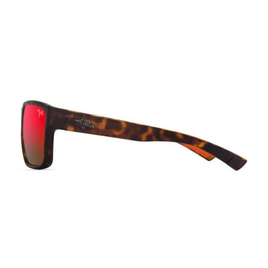  마우이짐 선글라스 Uila 직사각형 호피무늬  (반사 레드 렌즈) - MAUI JIM