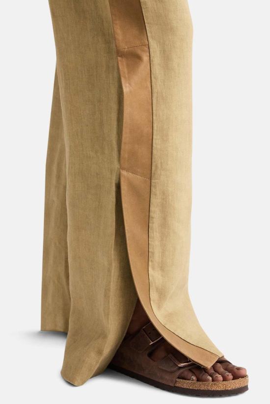  티더블유피 팔라초 팬츠 Twp 슬림 , 립 턱시도, 평직 린넨 소재 - TWP