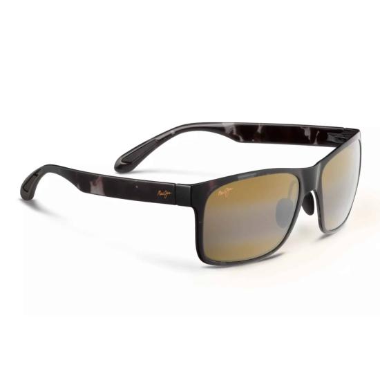  마우이짐 선글라스 붉은 모래색 직사각형 프레임  (호피 무늬) - MAUI JIM