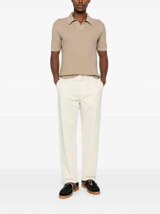 26SS 에르메네질도제냐 폴로 티셔츠 UHC26A3C31 N02 Beige - ERMENEGILDO ZEGNA