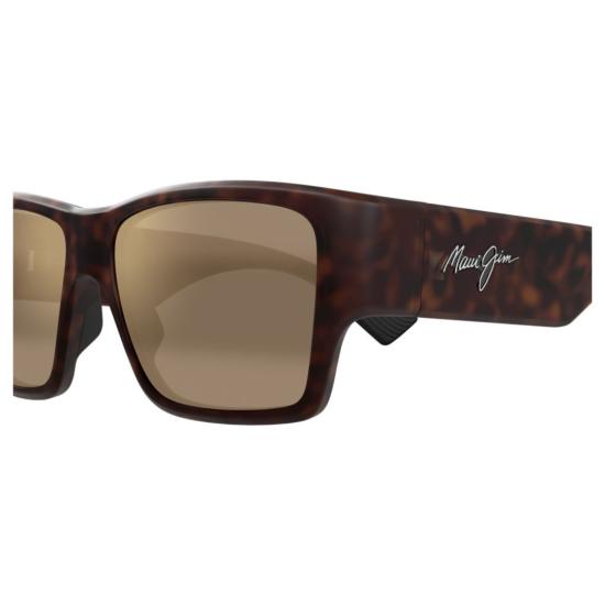  마우이짐 선글라스 카오루 볼드 직사각형 호피무늬  (따뜻한 색감의 렌즈) - MAUI JIM