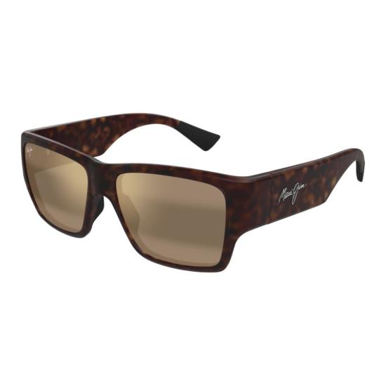  마우이짐 선글라스 카오루 볼드 직사각형 호피무늬  (따뜻한 색감의 렌즈) - MAUI JIM