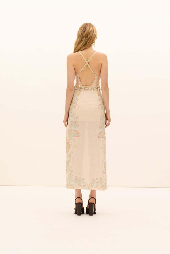  Kate Ford 롱 스커트 Fiordaliso 스퀘어 스커트 Bivonea - OTHER BRANDS