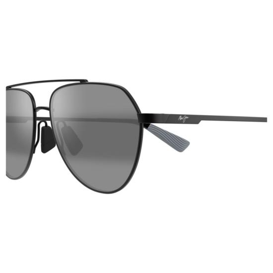  마우이짐 선글라스 슬림한 블랙 메탈 프레임의 와이와이 에비에이터 - MAUI JIM