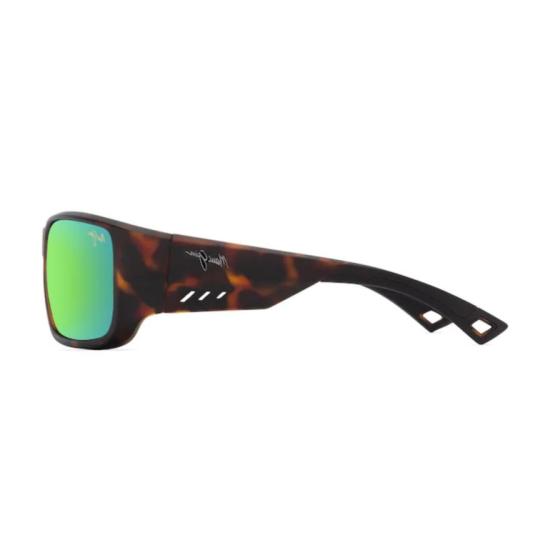  마우이짐 선글라스 케하 직사각형 호피무늬  (녹색 미러 렌즈) - MAUI JIM