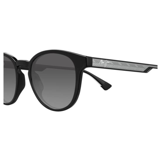  마우이짐 선글라스 Hiehie 라운드 프레임  (텍스처 처리된 템플 포함) - MAUI JIM