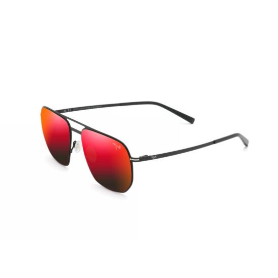  마우이짐 선글라스 샤크스 코브 직사각형 적황색 미러  (메탈 더블 브릿지) - MAUI JIM