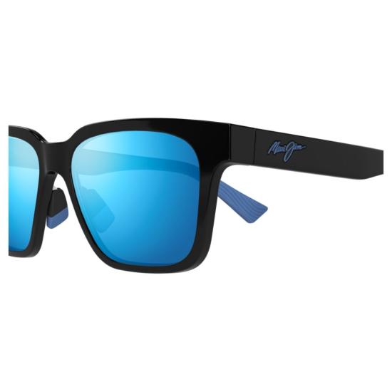  마우이짐 선글라스 푸니카이 슬림한 직사각형  (반사 블루 렌즈) - MAUI JIM