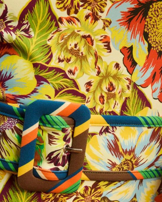  알레메 원피스 수영복 스 찰리 벨티드  멀티 - ALEMAIS