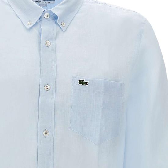 26SS 라코스테 긴팔 셔츠 CH5692 T01 LIGHT BLUE - LACOSTE