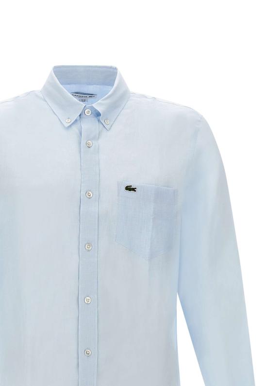 26SS 라코스테 긴팔 셔츠 CH5692 T01 LIGHT BLUE - LACOSTE