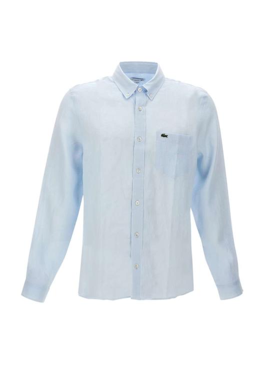 26SS 라코스테 긴팔 셔츠 CH5692 T01 LIGHT BLUE - LACOSTE