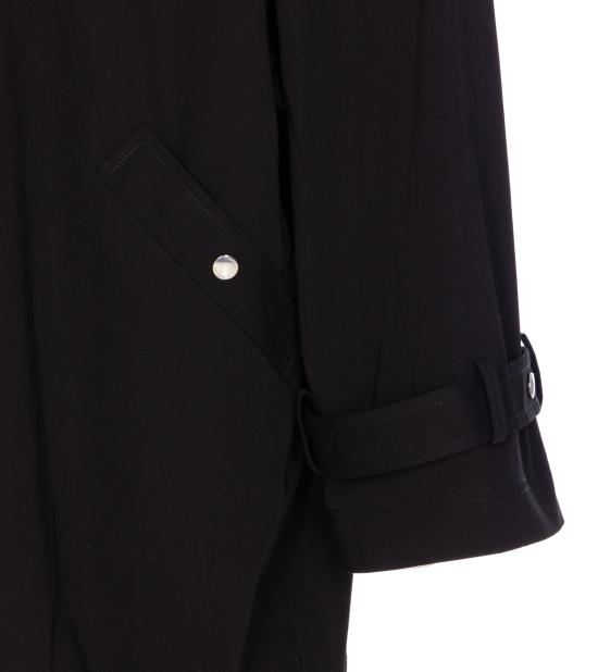 25FW 토템 코트 253 WRO0220 FB0490 001 Black - TOTEME