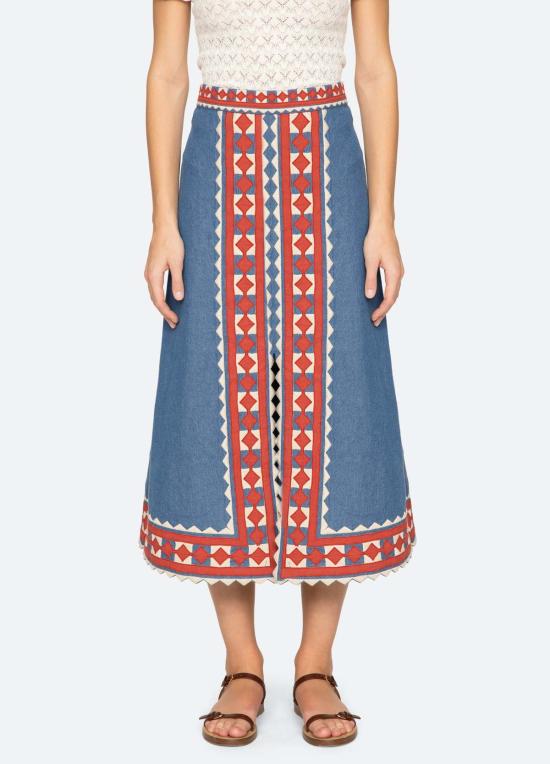  씨뉴욕 미디 스커트 씨 니 스티나 스커트 멀티