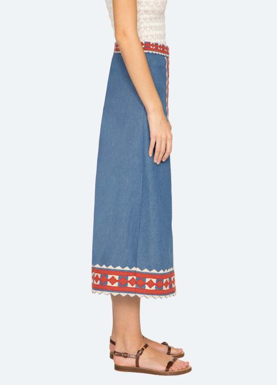  씨뉴욕 롱 스커트 씨 니 스티나 스커트 멀티 - SEA NY