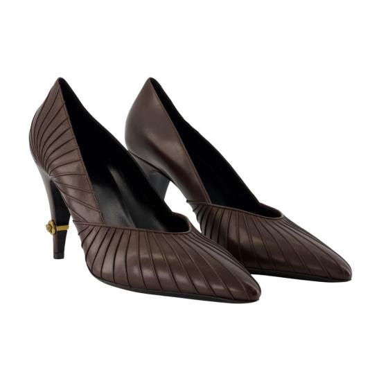 26SS 베르사체 힐/펌프스 10238371A176231NM1J BROWN - VERSACE