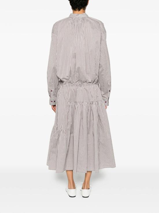 26SS 드리스 반 노튼 미디 원피스 0110503132 703 BROWN - DRIES VAN NOTEN