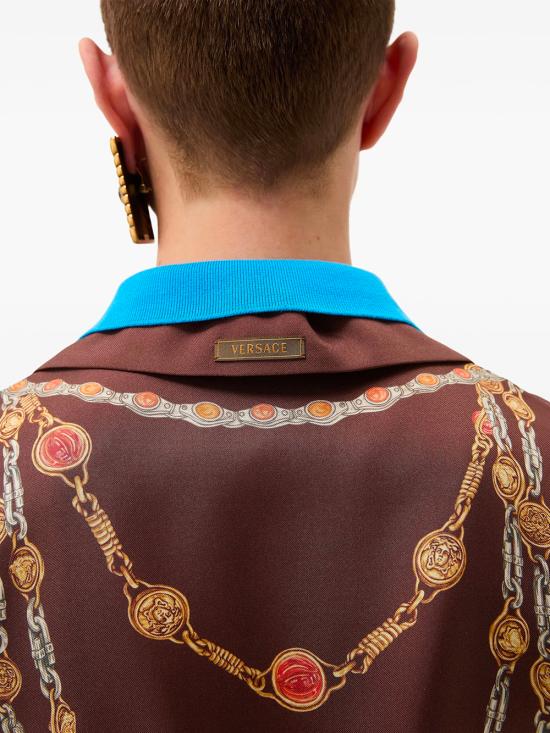 26SS 베르사체 롱 원피스 10246591A17952 5N940 BROWN - VERSACE