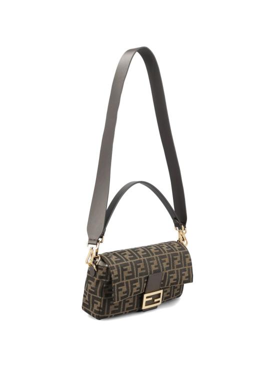 26SS 펜디 FF 자카드 패브릭 바게트 백 8BR600AFPM F1GL7 BROWN - FENDI
