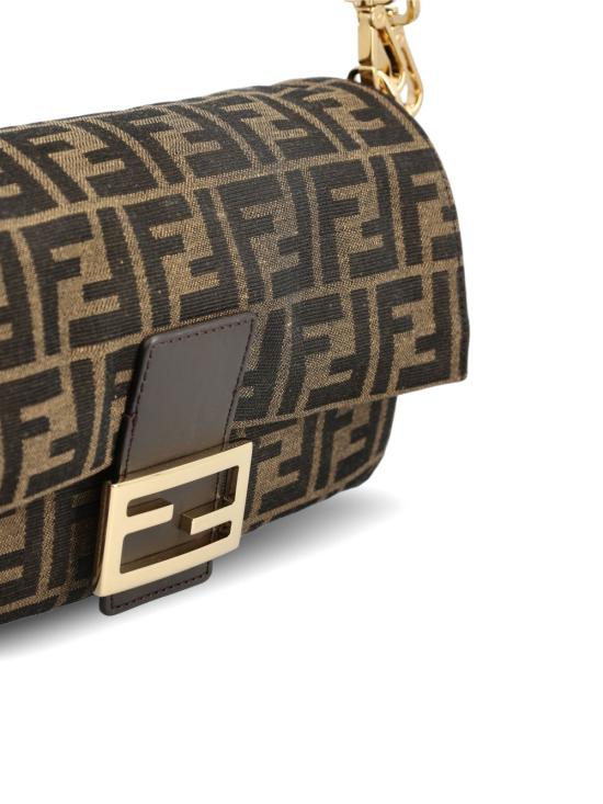 26SS 펜디 FF 자카드 패브릭 바게트 백 8BR600AFPM F1GL7 BROWN - FENDI