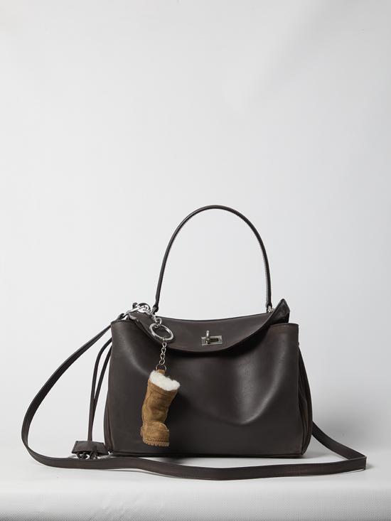 26SS 발렌시아가 숄더백 7897792ACAW 2221 BROWN