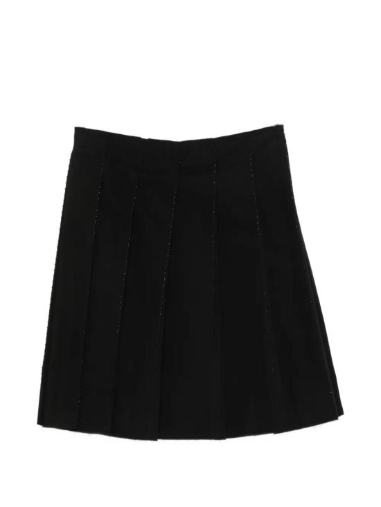 26SS 토템 미디 스커트 262WRB0402FB0490 001 BLACK