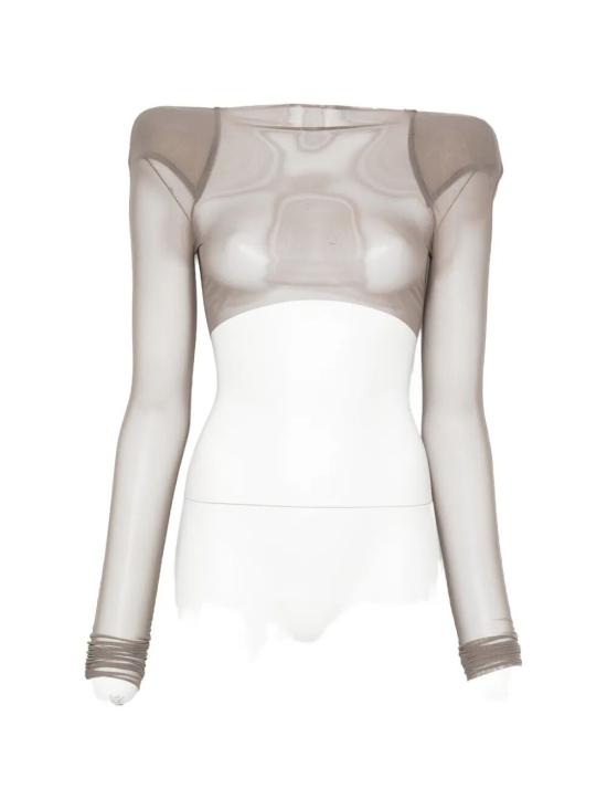 26SS 릭 오웬스 긴팔 티셔츠 RO01F6270TUS 34 GREY