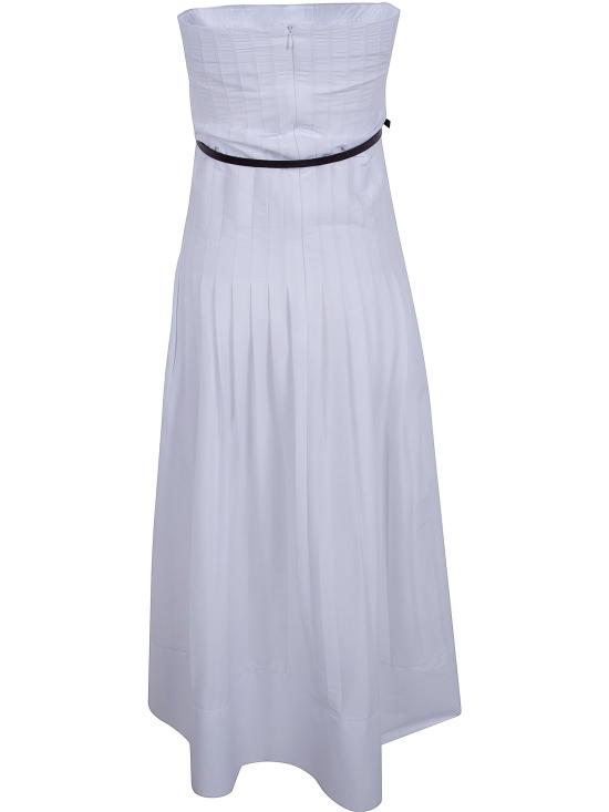 26SS 세미쿠튀르 롱 원피스 S6SK27 A03 WHITE - SEMI-COUTURE