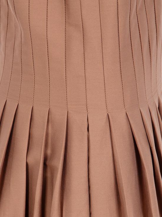 26SS 세미쿠튀르 미디 원피스 S6SK27 T89 BROWN - SEMI-COUTURE