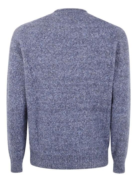 25FW 브루넬로 쿠치넬리 스페클 이펙트 스웨터 MOH709210 CLW60 BLUE - BRUNELLO CUCINELLI