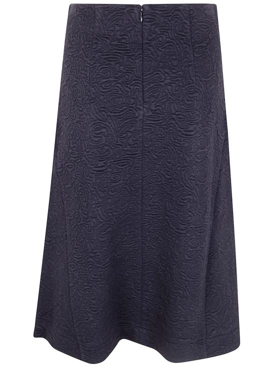 26SS 드리스 반 노튼 미디 스커트 2610111603050 900 BLACK - DRIES VAN NOTEN