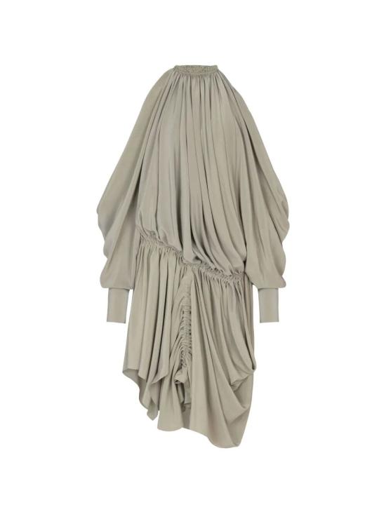 26SS 발망 미디 원피스 GF0RF080SF47 7GE GREEN