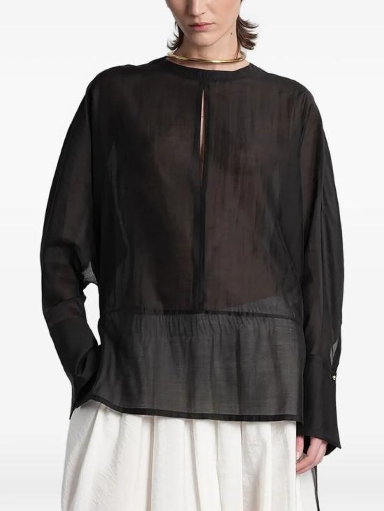26SS 다크파크 블라우스 WSH46FAC161 0099 BLACK