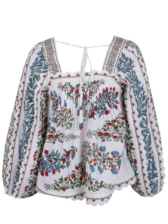 26SS 팜 리오 블라우스 352183 26049 WHITE - FARM RIO