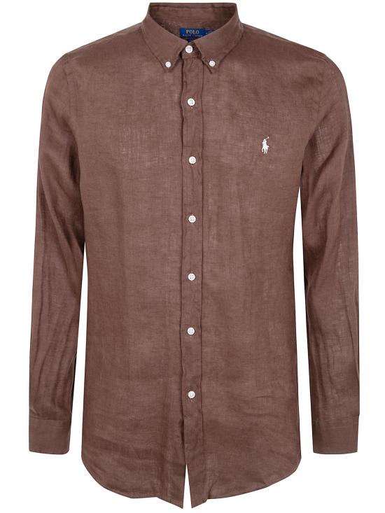 26SS 폴로 랄프로렌 긴팔 셔츠 710968915500 CHESTNUT BROWN - POLO RALPH LAUREN