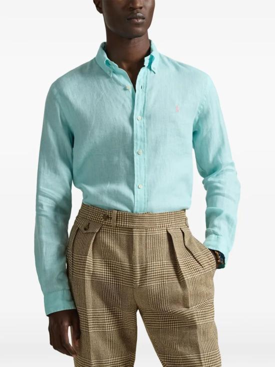 26SS 폴로 랄프로렌 긴팔 셔츠 710968915501 NEW BLUE - POLO RALPH LAUREN