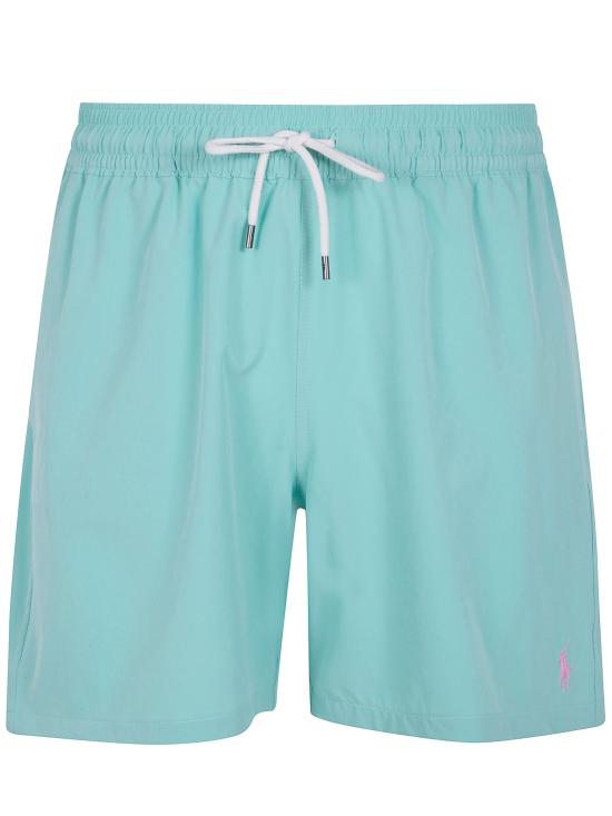 26SS 폴로 랄프로렌 포니 자수 스윔 쇼츠 710957782509 CELADON BLUE - POLO RALPH LAUREN