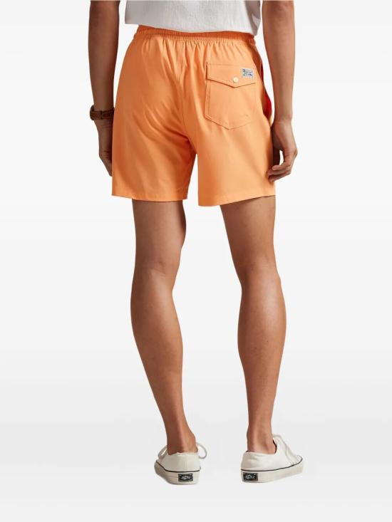 26SS 폴로 랄프로렌 포니 자수 스윔 쇼츠 710957782507 POMPANO YELLOW ORANGE - POLO RALPH LAUREN