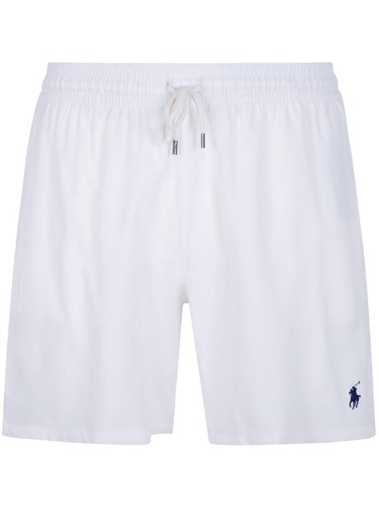 26SS 폴로 랄프로렌 포니 자수 스윔 쇼츠 710957782014 WHITE - POLO RALPH LAUREN