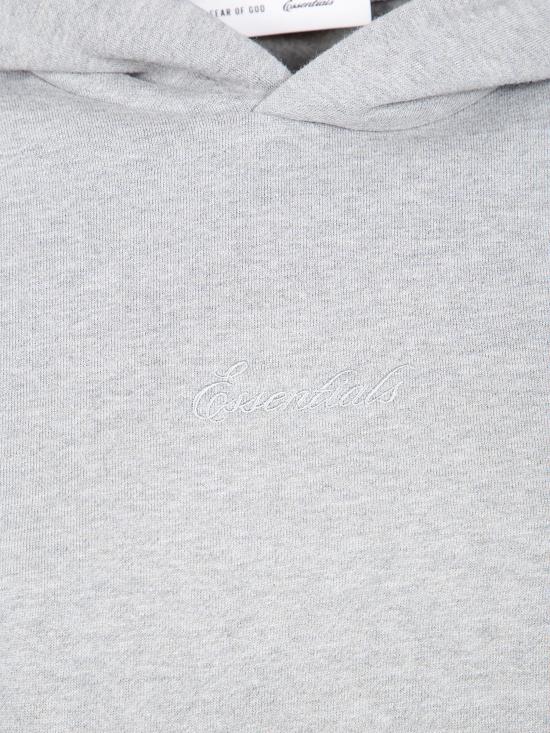 26SS 피어오브갓 후드 티셔츠 192SP265593FW CONCRETE GREY - FEAR OF GOD