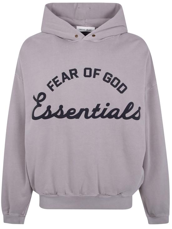 26SS 피어오브갓 후드 티셔츠 192SP264463F FADED GREY - FEAR OF GOD