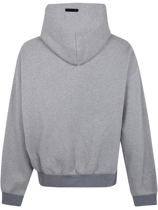 26SS 피어오브갓 후드 티셔츠 192SP262053F CONCRETE GREY - FEAR OF GOD