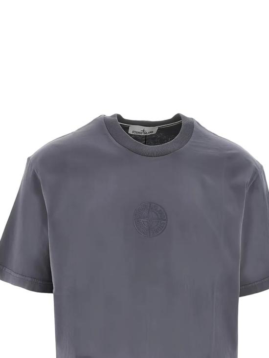 26SS 스톤 아일랜드 오가닉 코튼 저지 레귤러핏 티셔츠 L1S152100001S0E14 V002D BLUE - STONE ISLAND