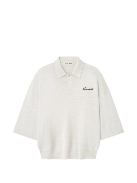 26SS 피어오브갓 폴로 티셔츠 192SP266963F OATMEAL NUDE NEUTRALS