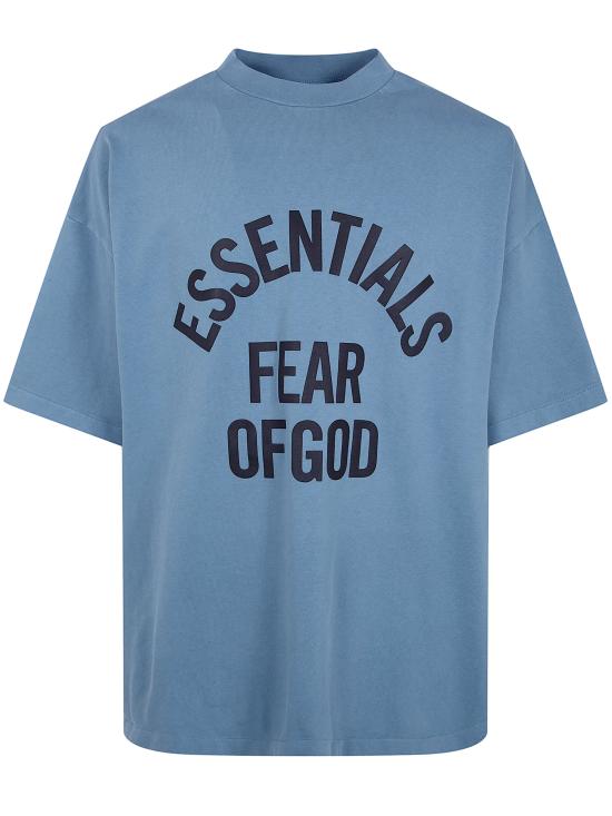 26SS 피어오브갓 반팔 티셔츠 125SP262003F FADED BLUE - FEAR OF GOD