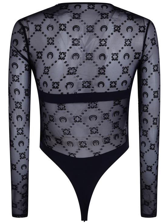 26SS 마린세르 바디수트 티셔츠 WTO474ACJER0005 BK99 BLACK - MARINE SERRE